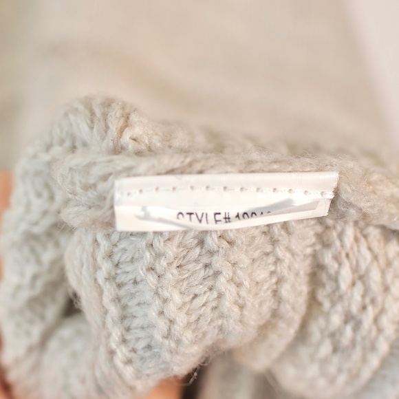 Prana Wool Blend Boatneck Sweater Button Shoulder Oatmeal Phono SIZE M - Picture 11 of 13